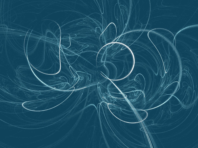 Blue swirly mandelbrot arcane generative free wallpaper - medium preview image