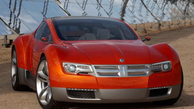 Red car fence building solar free wallpaper - medium preview image
