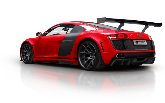 Red sports car black stripe #9 free wallpaper - medium preview image