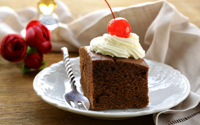 Cake plate cherry rose florence free wallpaper - medium preview image