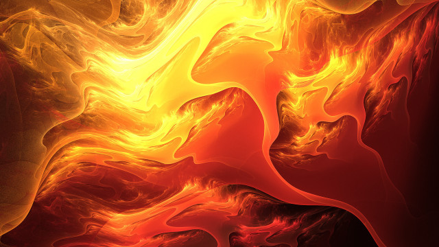 Red yellow swirl sunset fire free wallpaper - medium preview image