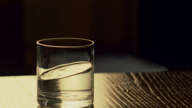 Glass water table wood background free wallpaper - medium preview image