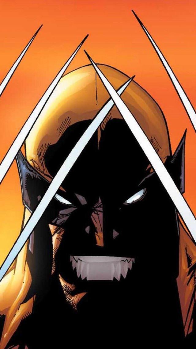 Wolverine demon face claws large free wallpaper - medium preview image