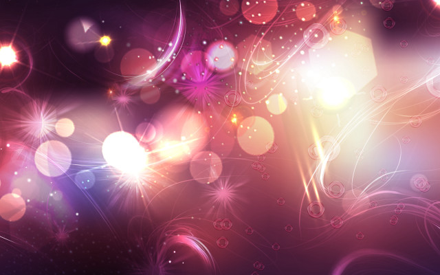 Colorful lights stars abstract digital free wallpaper - medium preview image