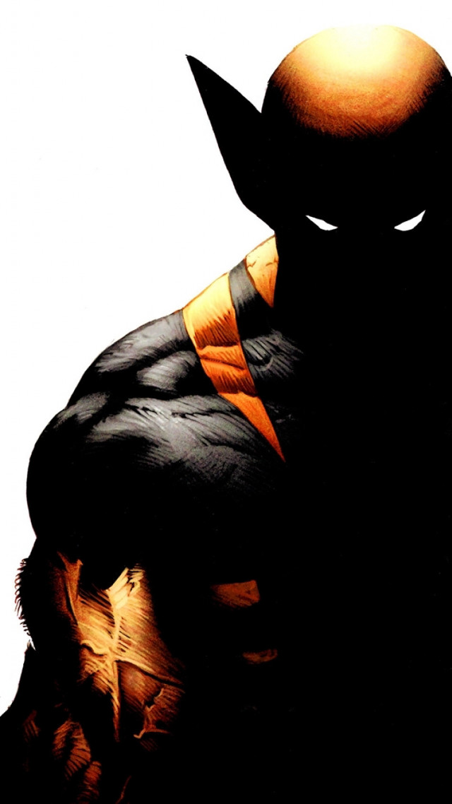 Horned man black mask hands free wallpaper - medium preview image