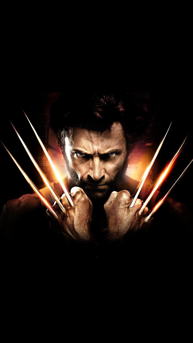Man claws chest black background free wallpaper - medium preview image