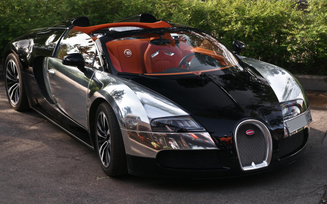 Bugatti top down bronze shiny free wallpaper - medium preview image