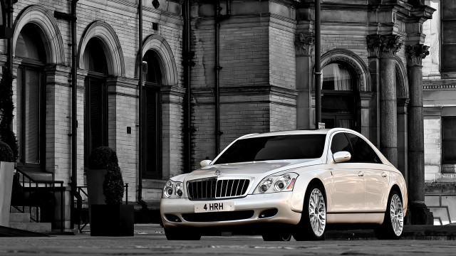 White car clocktower building person free wallpaper - medium preview image