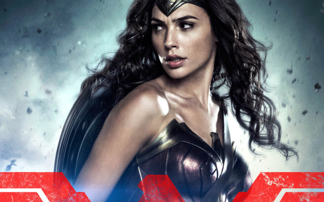 Woman wonder costume sword sky free wallpaper - medium preview image