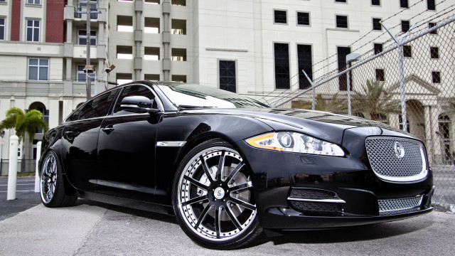 Black car tokyo building fence free wallpaper - medium preview image