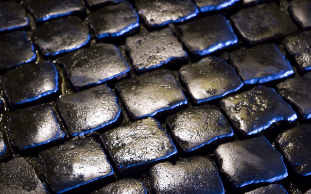 Shiny blue surface blue lights free wallpaper - medium preview image