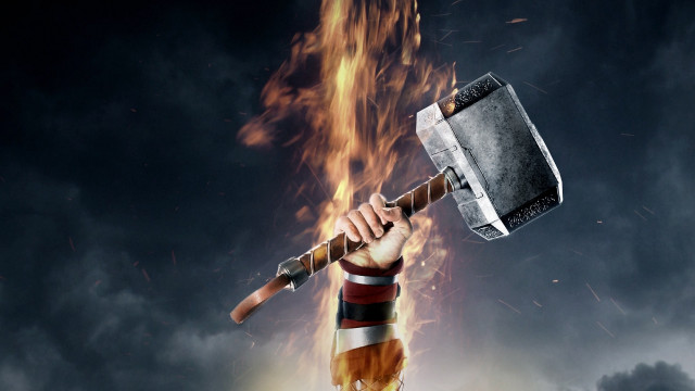 Fireman ax rain poster destruction free wallpaper - medium preview image
