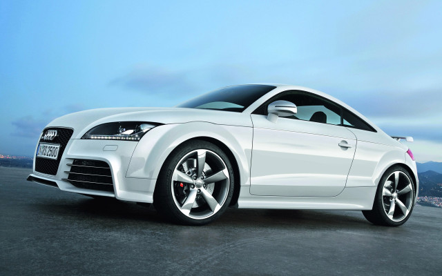 White car mountains blue sky free wallpaper - medium preview image