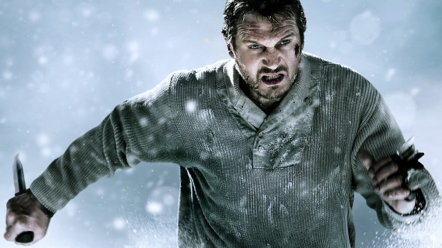 Man snow scissors coat beard free wallpaper - medium preview image
