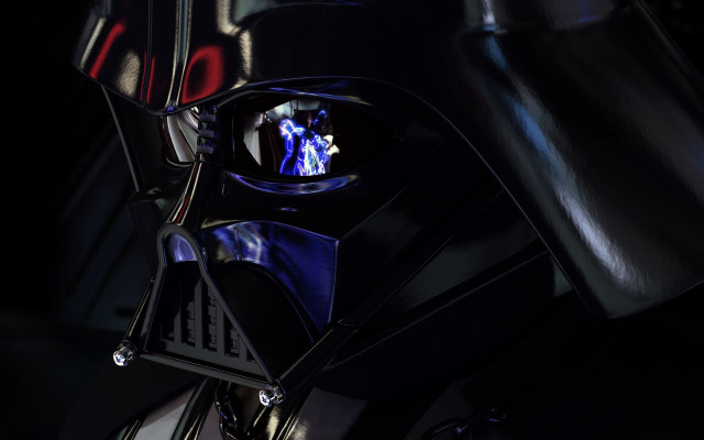 Helmet blue light starwars room free wallpaper - medium preview image