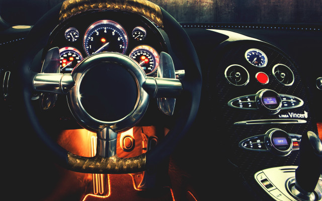 Car dashboard steering gauges dashlight free wallpaper - medium preview image