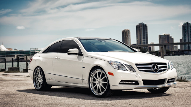 White mercedes benz digital military free wallpaper - medium preview image