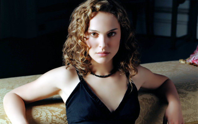 Woman black dress couch seductive #2 free wallpaper - medium preview image