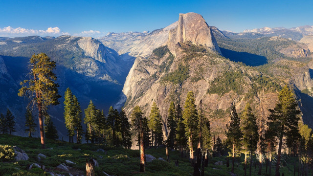 Mountain range forest lake sky #9 free wallpaper - medium preview image