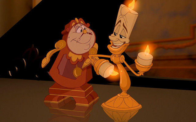 Cartoon characters candle flame magic free wallpaper - medium preview image