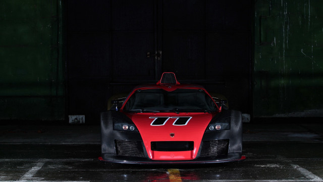Red sports car garage black #5 free wallpaper - medium preview image