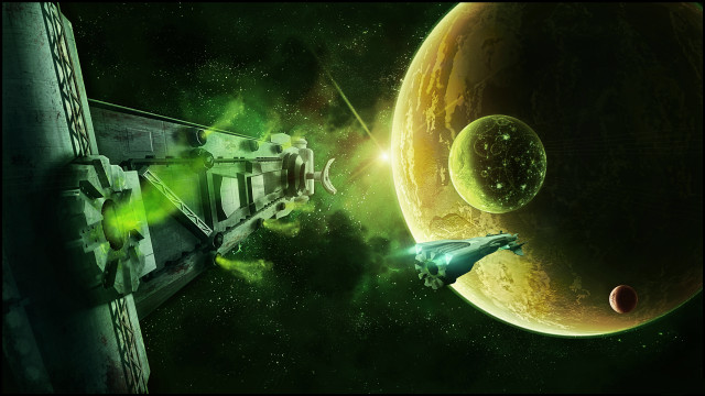 Space station shuttle planet star #2 free wallpaper - medium preview image