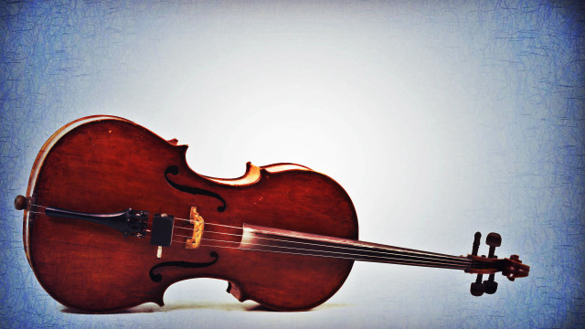 Violin arabesque flemish baroque realistic free wallpaper - medium preview image