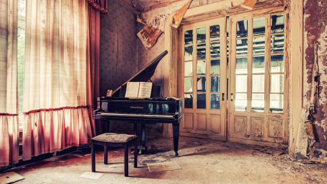 Piano window curtains chair flandre free wallpaper - medium preview image