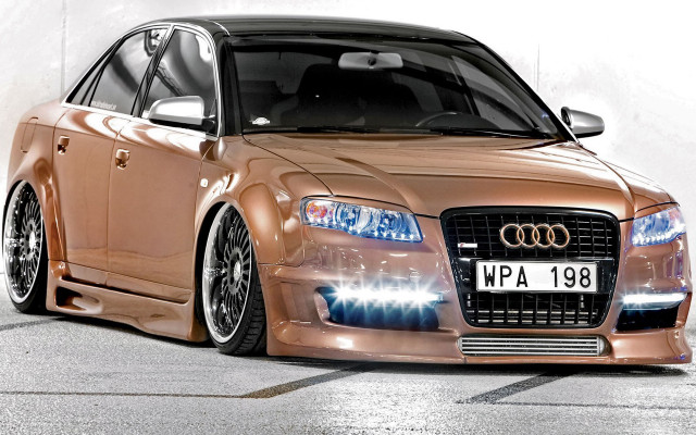 Brown car parking lot white free wallpaper - medium preview image
