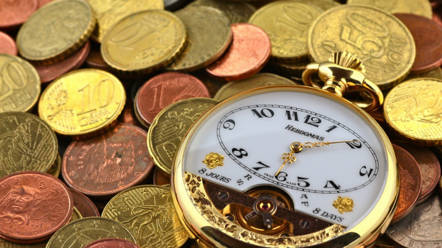 Pocket watch coins gold chain free wallpaper - medium preview image
