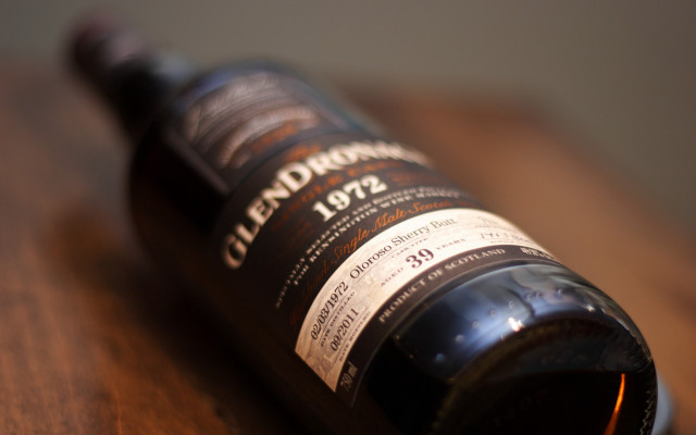 Wine bottle glass wooden table free wallpaper - medium preview image