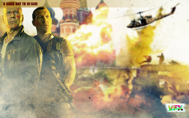 Men fire helicopter building background free wallpaper - medium preview image