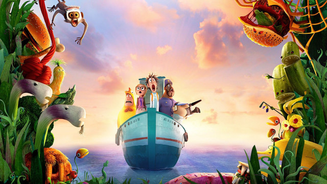 Boat people animals sky clouds free wallpaper - medium preview image