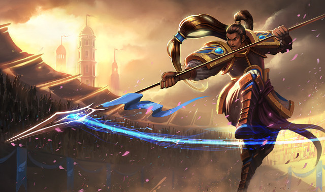 Man sword castle clock tower free wallpaper - medium preview image
