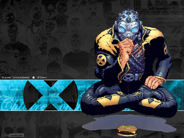 Man yellow black outfit sitting free wallpaper - medium preview image