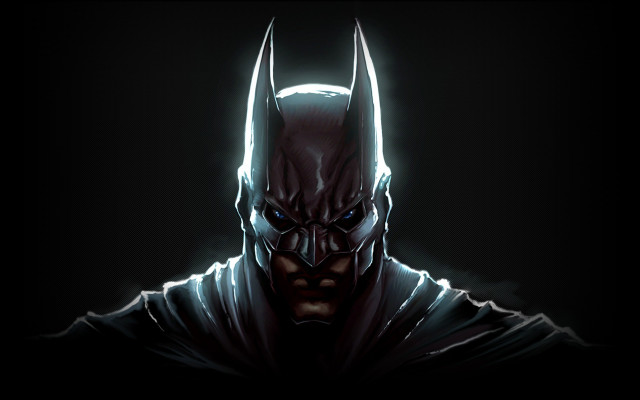 Batman glowing mask dark armor free wallpaper - medium preview image