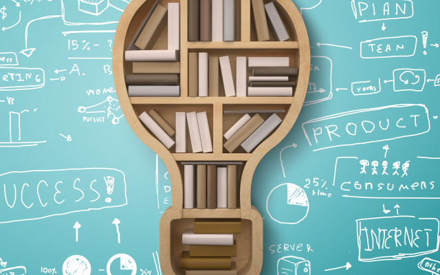 Wooden bookshelf blue background white free wallpaper - medium preview image