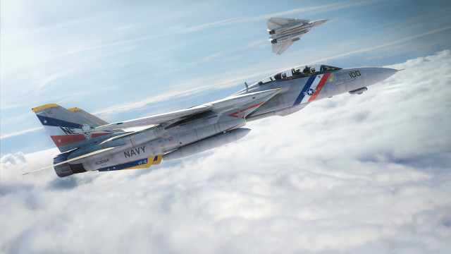 Fighter jet sky background foreground free wallpaper - medium preview image