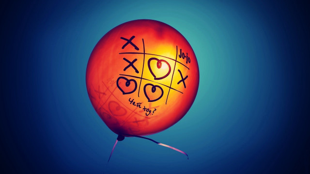 Balloon tic tac toe flying free wallpaper - medium preview image