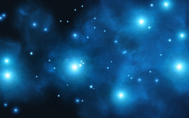 Space star bright light astronaut free wallpaper for desktop - medium preview image