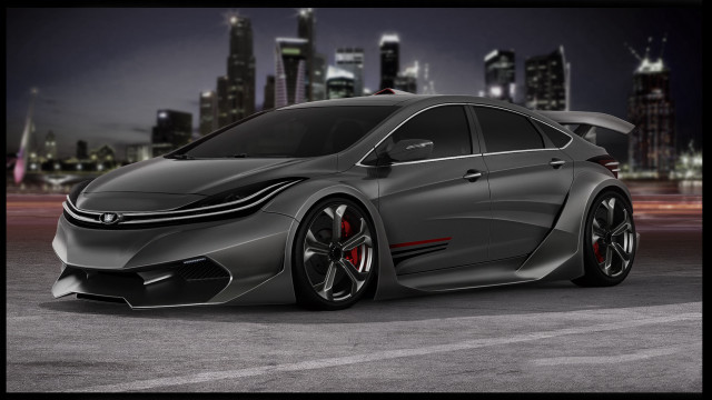 Car city night lights military free wallpaper - medium preview image