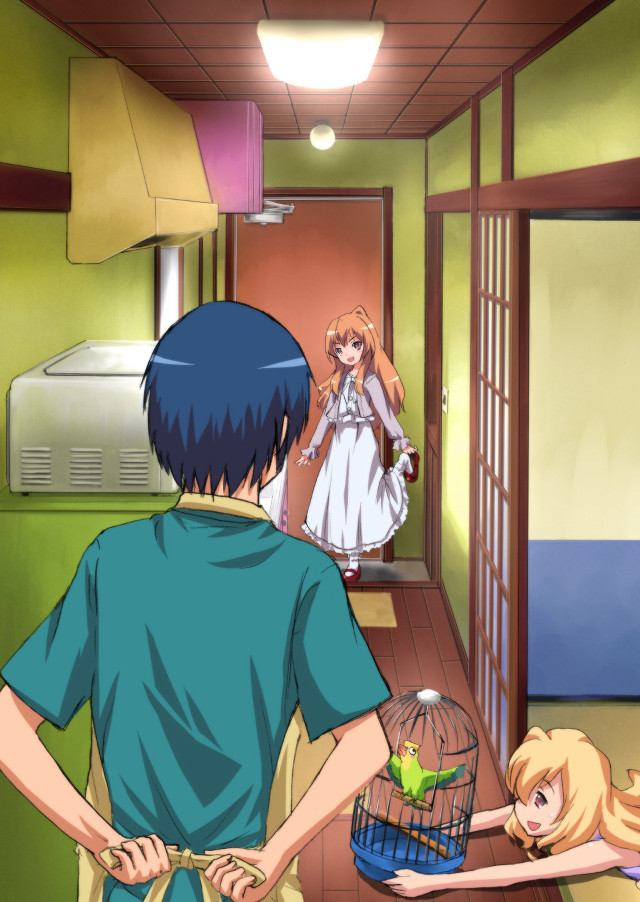 Man birdcage hallway kyoto animation free wallpaper - medium preview image