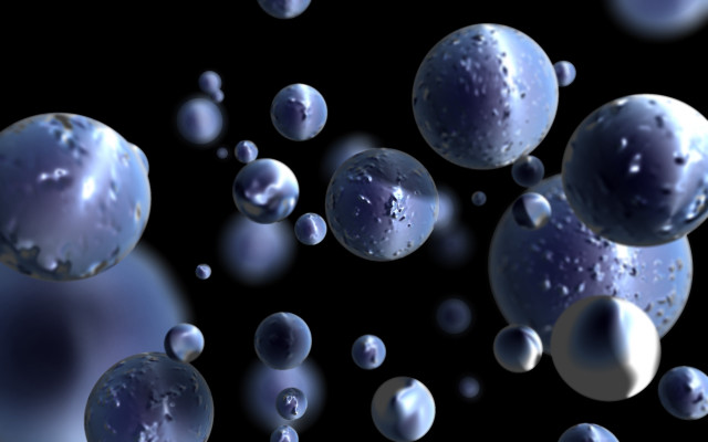 Bubbles holography space planet moon free wallpaper - medium preview image