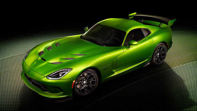 Green sports car hood cobra #2 free wallpaper - medium preview image