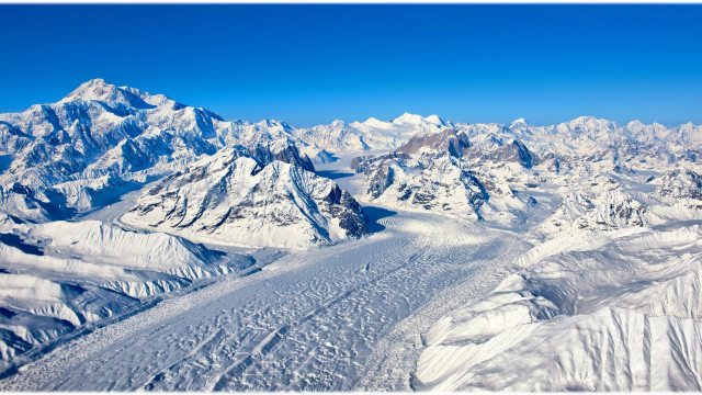 Mountain view plane window snow free wallpaper - medium preview image