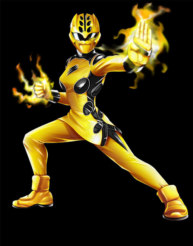 Man yellow suit yellow flame free wallpaper - medium preview image