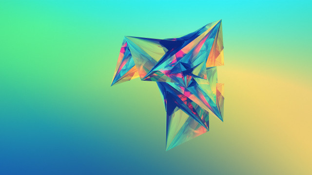 Colorful abstract star sky gradient free wallpaper - medium preview image