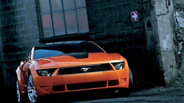 Bright orange sports car red free wallpaper - medium preview image