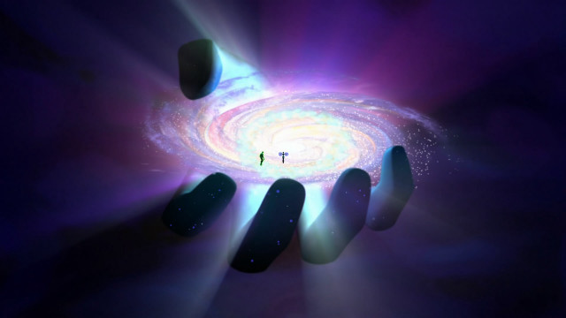Black white nails spiral planet free wallpaper - medium preview image
