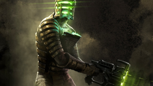 Green helmet gun smoke fog #2 free wallpaper - medium preview image